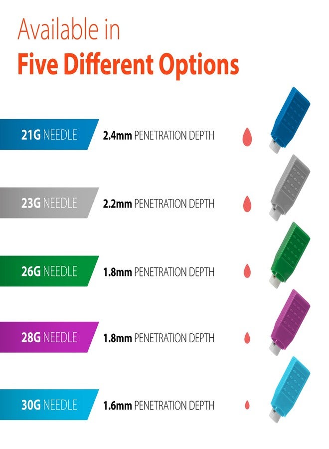 Easy Touch Pressure-Activated Safety Lancets, 30 Gauge (100ct) - Image 5